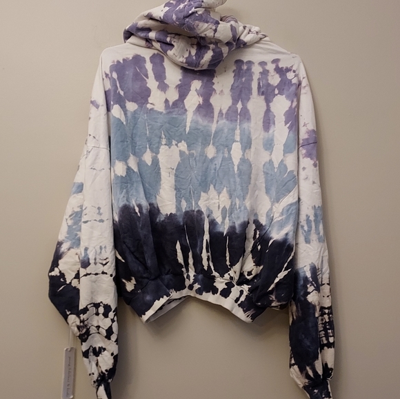 Young Fabulous & Broke YFB Raissa Tie Dye Hoodie Size Small Medium Blue NEW NWT - Picture 6 of 11
